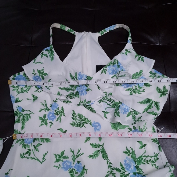 Disney Princess Floral Rose Ruffle Chiffon Dress Size M - Picture 14 of 16